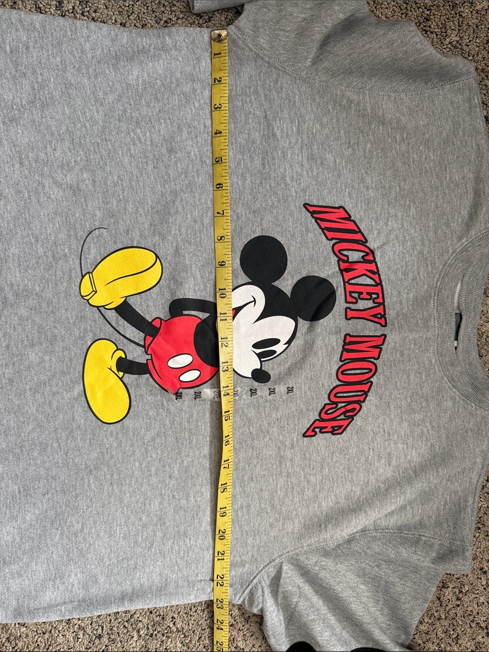 Disney Mickey Mouse Juniors XXL Sweatshirt NWT - Picture 6 of 6